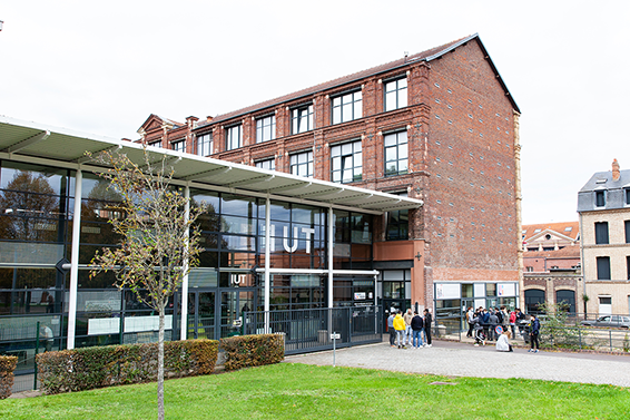 Vue du campus d'Elbeuf